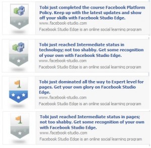 Facebook Studio Edge badges